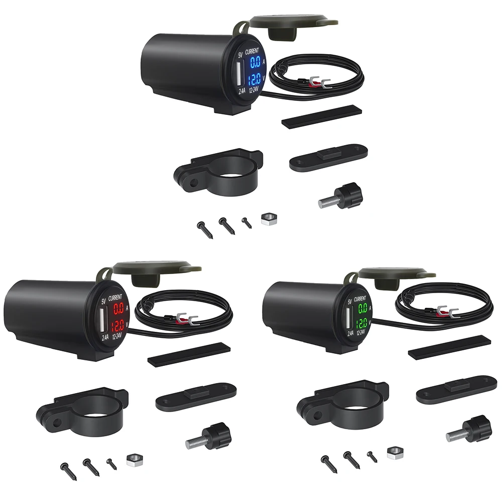 

Modified USB Charger Suitable For 19-22mm/0.74-0.86in Handlebar Diameter