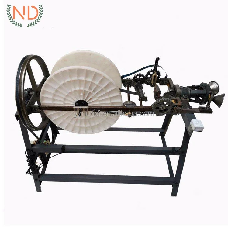 small 2 strands hay straw rope making knitting machine coconut fiber rope making machine