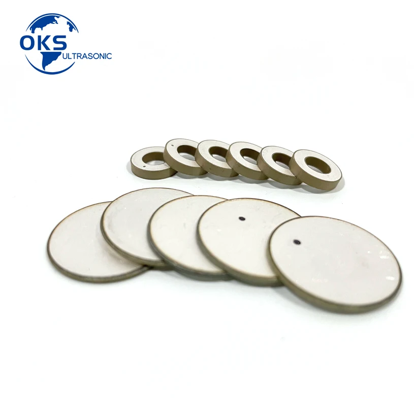 

10x1mm Ceramic Piezo Disc Piezo Transducer 2Mhz For Industry Ultrasonic Underwater Meter