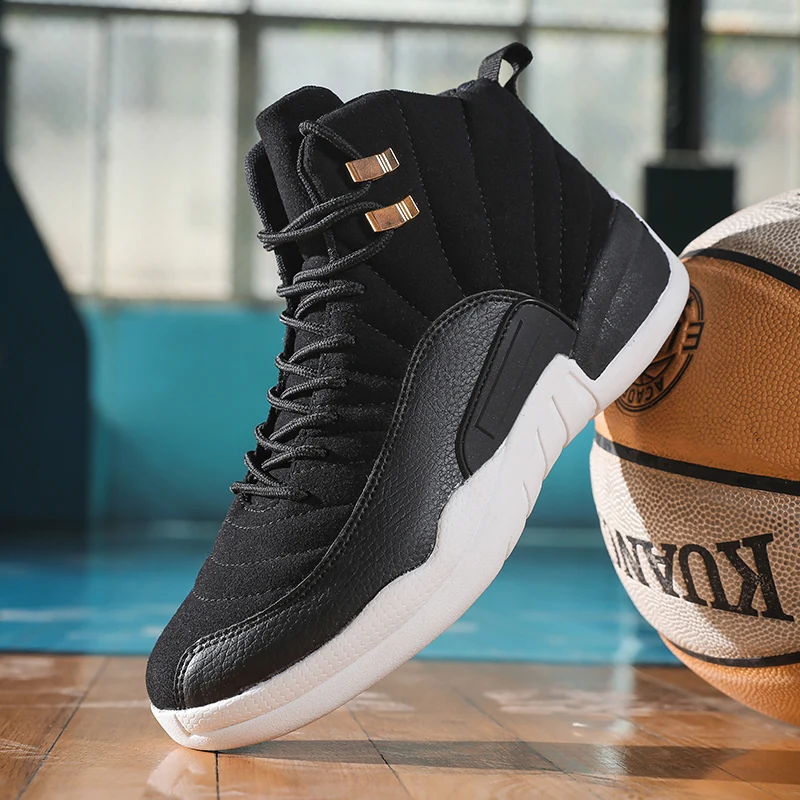

2025 Spring and Summer New High-Top Basketball Shoes for Men, Breathable Sports Shoes for Teenagers, Versatile Student Sneakers