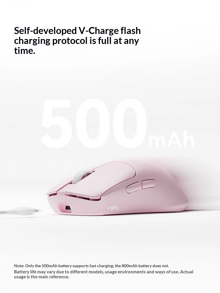 VGN Wireless Gaming Mouse Ultra Lightweight Ergonomic Y2 V2 Gt Master Mvp 2 0 Bluetooth E Sports 22000 Fps For Pc Gamers