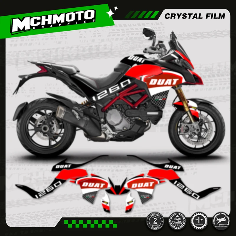 

MCHMFG Motorcycle Team Motorcycle Decal Stickers For Multistrada 2018 1260 -004