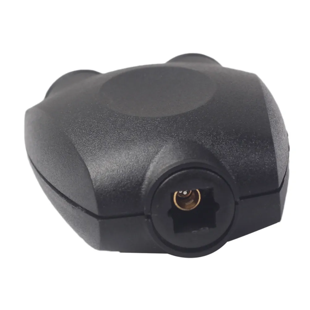1 Out Spdif Optical Audio Splitter Mini Size Durable Digital Audio Adapter for Digital Optical Spdif Signal Distribution