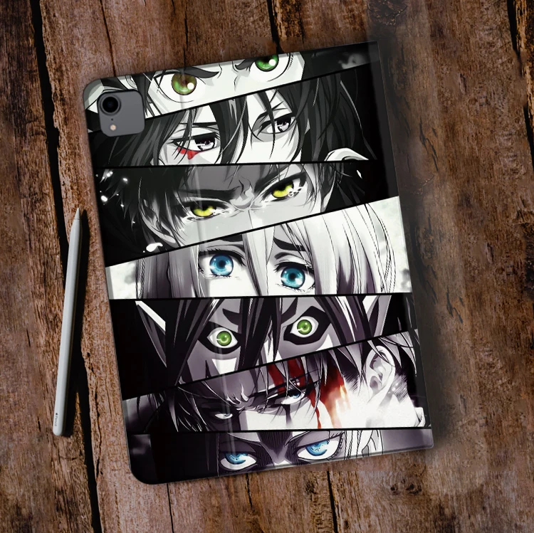 Attack on Titan  Eren Jaeger Case For iPad 10.2 7th 8th Air 2 3 Mini 1 2 3 5 Case Luxury Silicone For iPad Air 4 iPad Pro11 Case