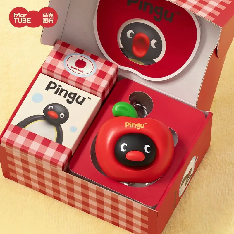 Scaldamani ricaricabili USB a forma di mela Pingu carino Regalo portatile Kawaii per accessori cosplay anime di compleanno per ragazze