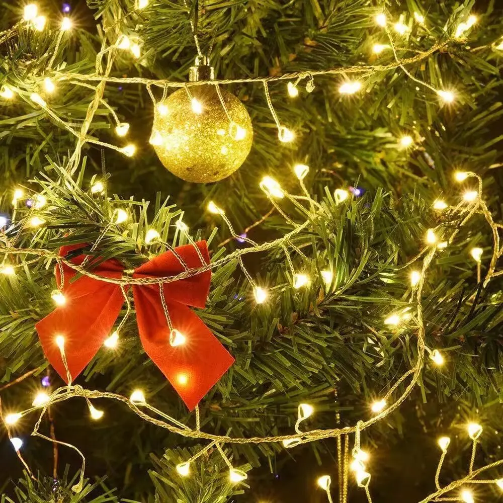 Guirlande lumineuse LED USB chaude/blanche/colorée, variable, économe en énergie, étanche, petite couleur