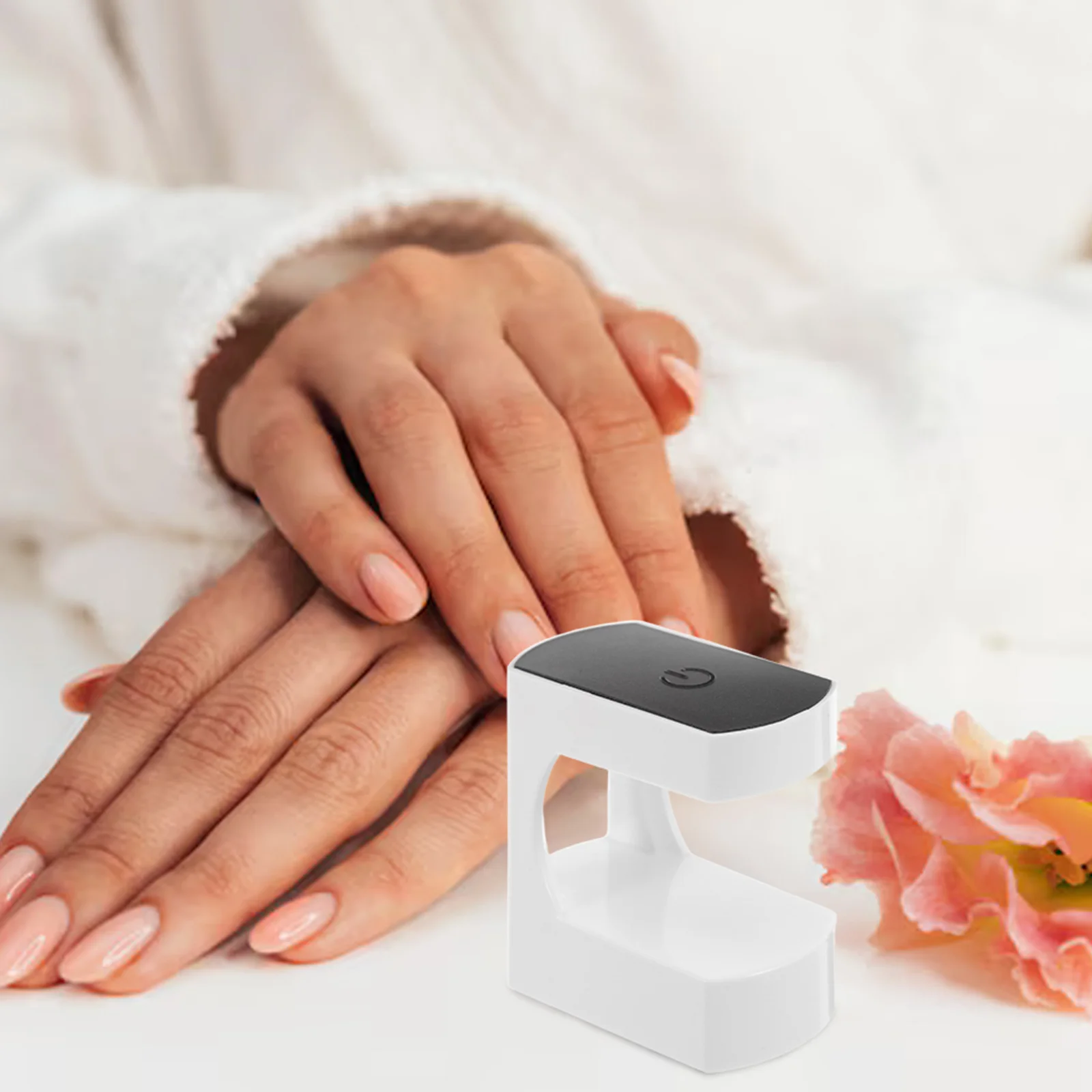 2Pcs Mini Nail Lamp Gel Polish Curing Light Portable USB Nail Dryer Manicure Salon Travel Curing Light for Nails