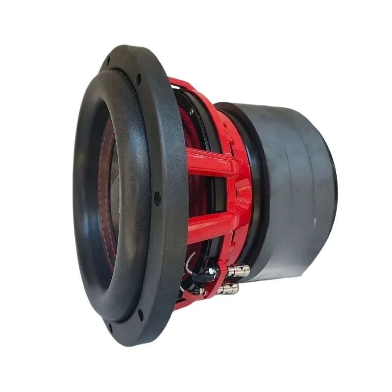 1pcs Car subwoofer home audio 8-inch overweight speaker high power long stroke 3 magnetic double voice coil weight