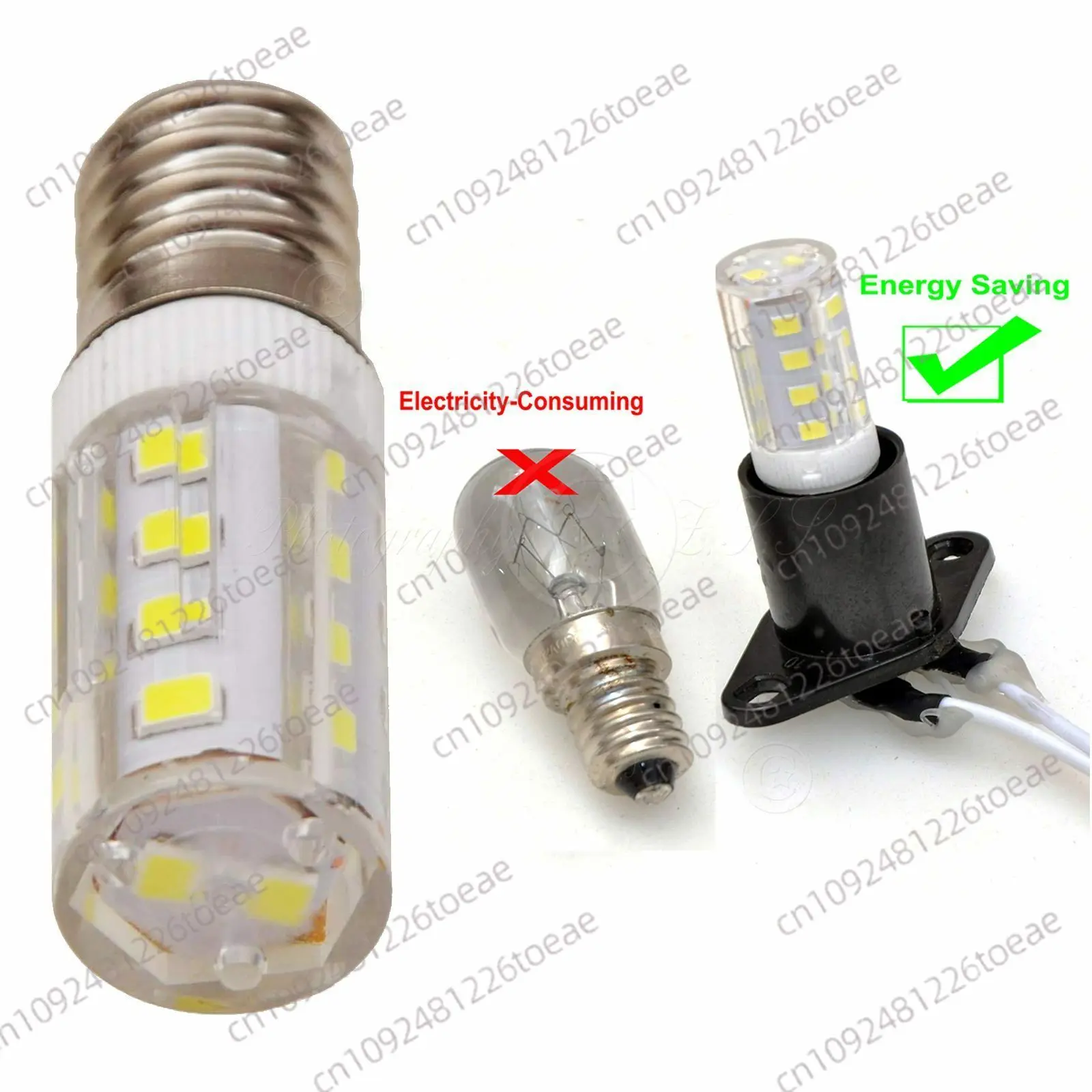 Universal Energy Saving Microwave Oven E14 Screw LED Lamp Bulb Light Repair Part
