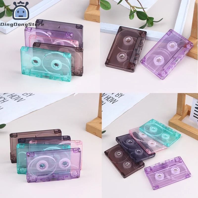 1Pc New Color Blank Tape Case Audio Recording Cassette Tape Shell Empty Reel To Reel Cassette(No Inner Core And Outer Box)