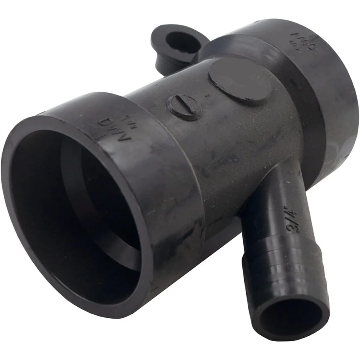AT54 60519 Dishwasher and Condensate Line ABS Glue-in Drain 1-1/2 Inch X 1-1/2 Inch X 3/4 Inch