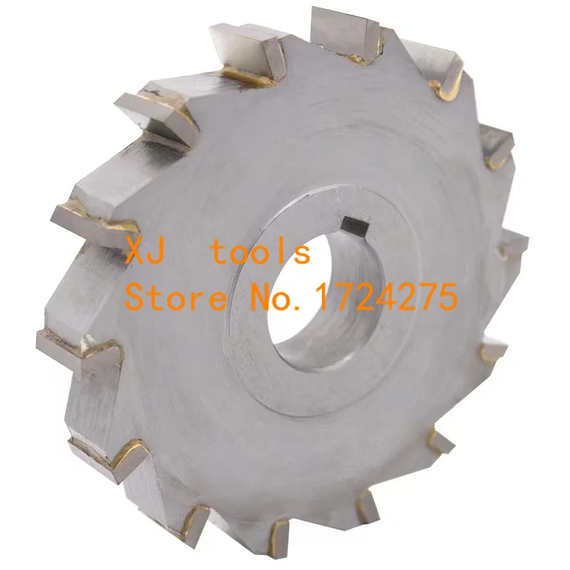 Imagem -03 - Tungsten Aço Liga Três Borda Fresa Espessura de 420 mm 63 mm 80 mm 100 mm 125 mm Novo 1pc