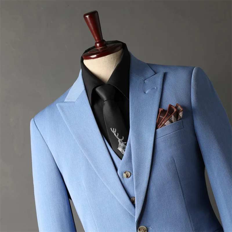 

(23) Customized 2024 Men's Suits, Groom Wedding Suit Jackets, Men's Casual Banquet Groomsmen Clothing