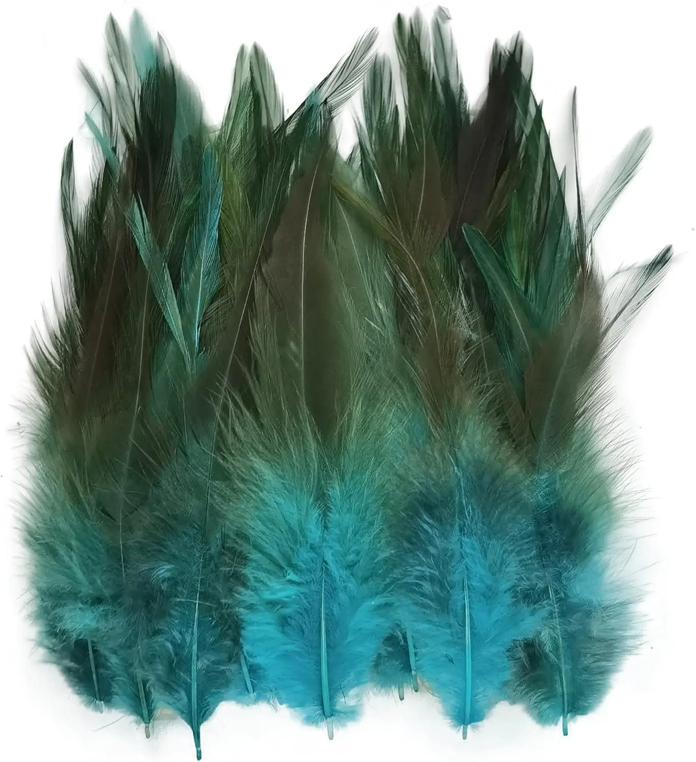 

Feather Top 100PCS Saddle Hackle Rooster Feather for Crafts, Natural Pheasant Neck Feathers DIY Pendant Earrings Dream