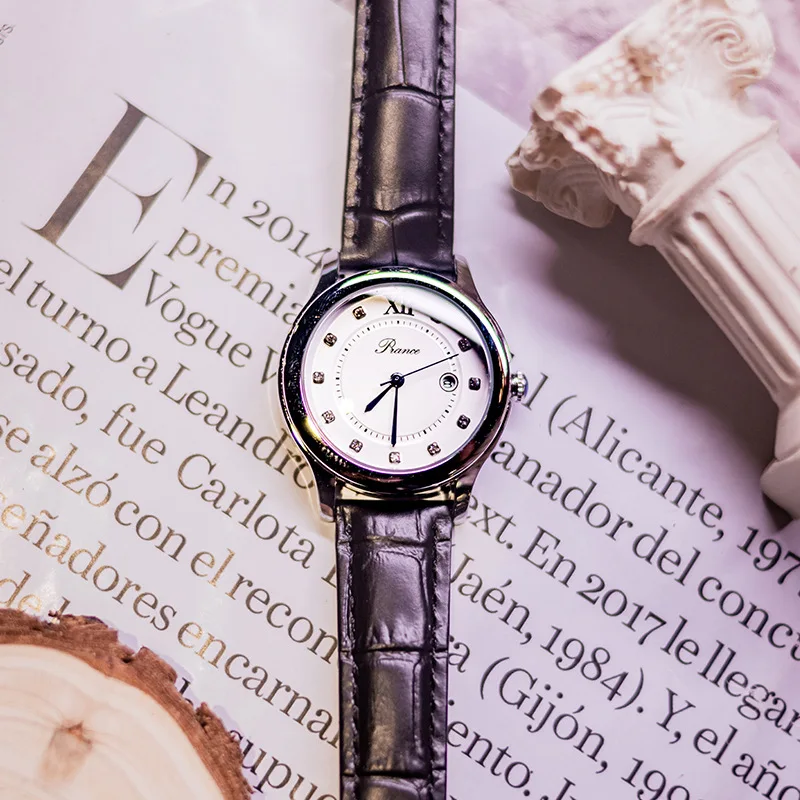 Top Lovers Reloj Hombre Classical Luxury Design Leisure Blue Relogio Masculino Men Women Fashion Watch Steel Quartz Clock