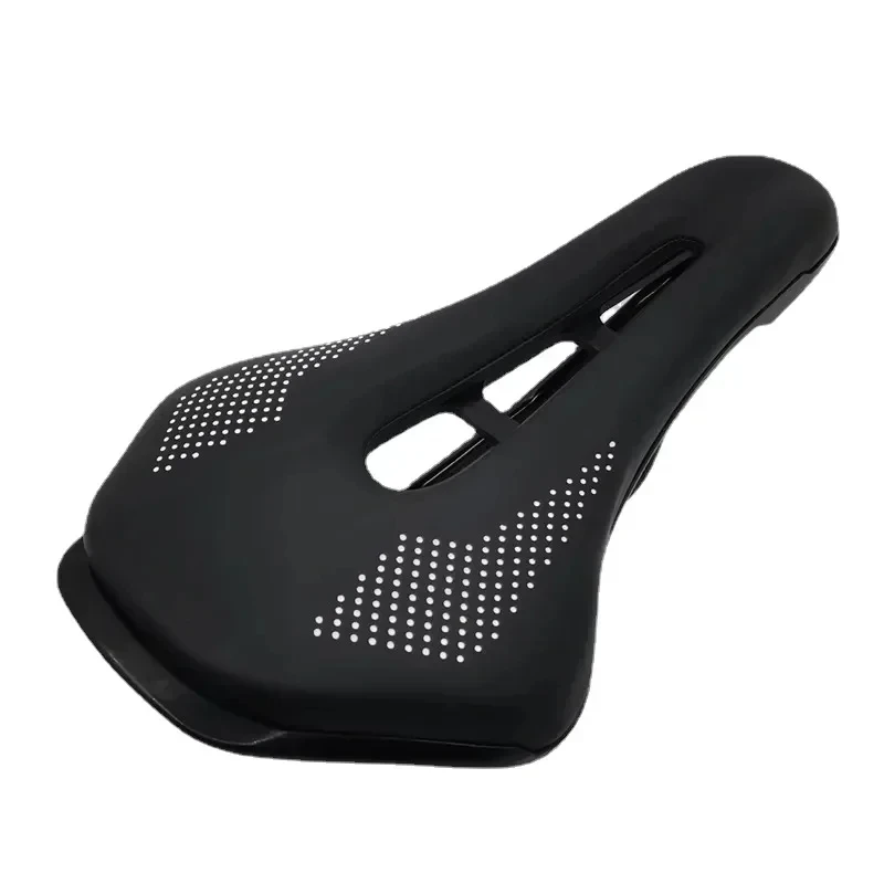

Universal Bike Saddle Soft PU Leather MTB/Road Bicycle Seat Anti-Skid Cushioned Comfort Cycling Saddle for Mountain/Road Bike