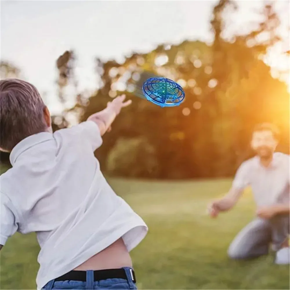 Rc Quadcopter Flying Helicopter Magic Hand UFO Ball Aircraft Sensing Mini Induction Drone Kids Electric Electronic Toy