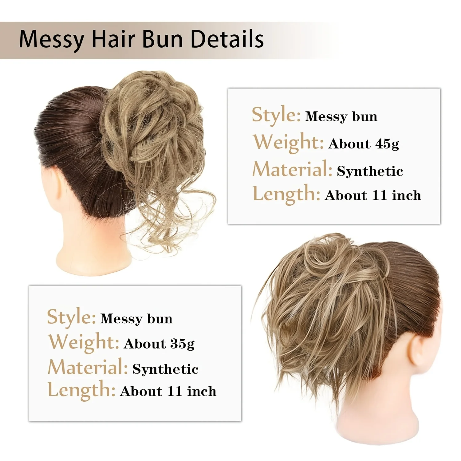 5 قطع من قطع الكعك الاصطناعية المرنة 5 أنماط سهلة المشبك الكعك الضخمة للنساء لحفلات الزفاف يوميًا #3