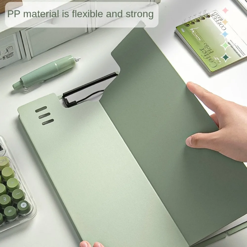 

Writing Pad File Folder Clipboard Folding Waterproof A4 Profile Clipboard Multifunctional Stationery Stand File Folder