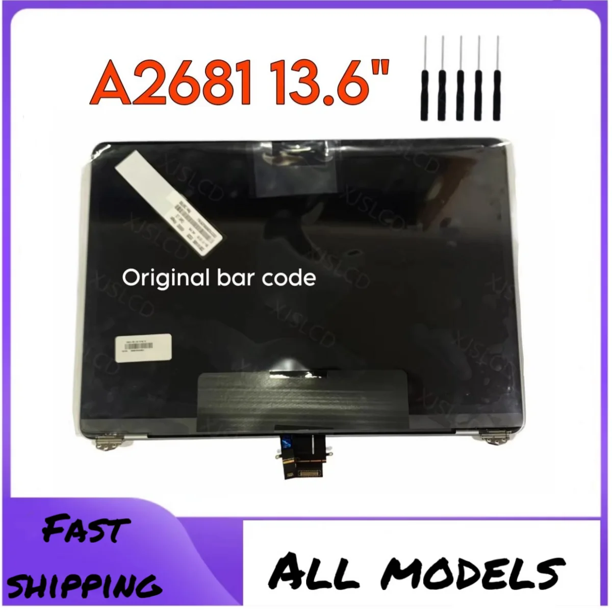 2022 Year Genuine  A2681 XJS LCD Display Screen for Macbook Air M2 13" Full Assembly Replacement EMC 4074