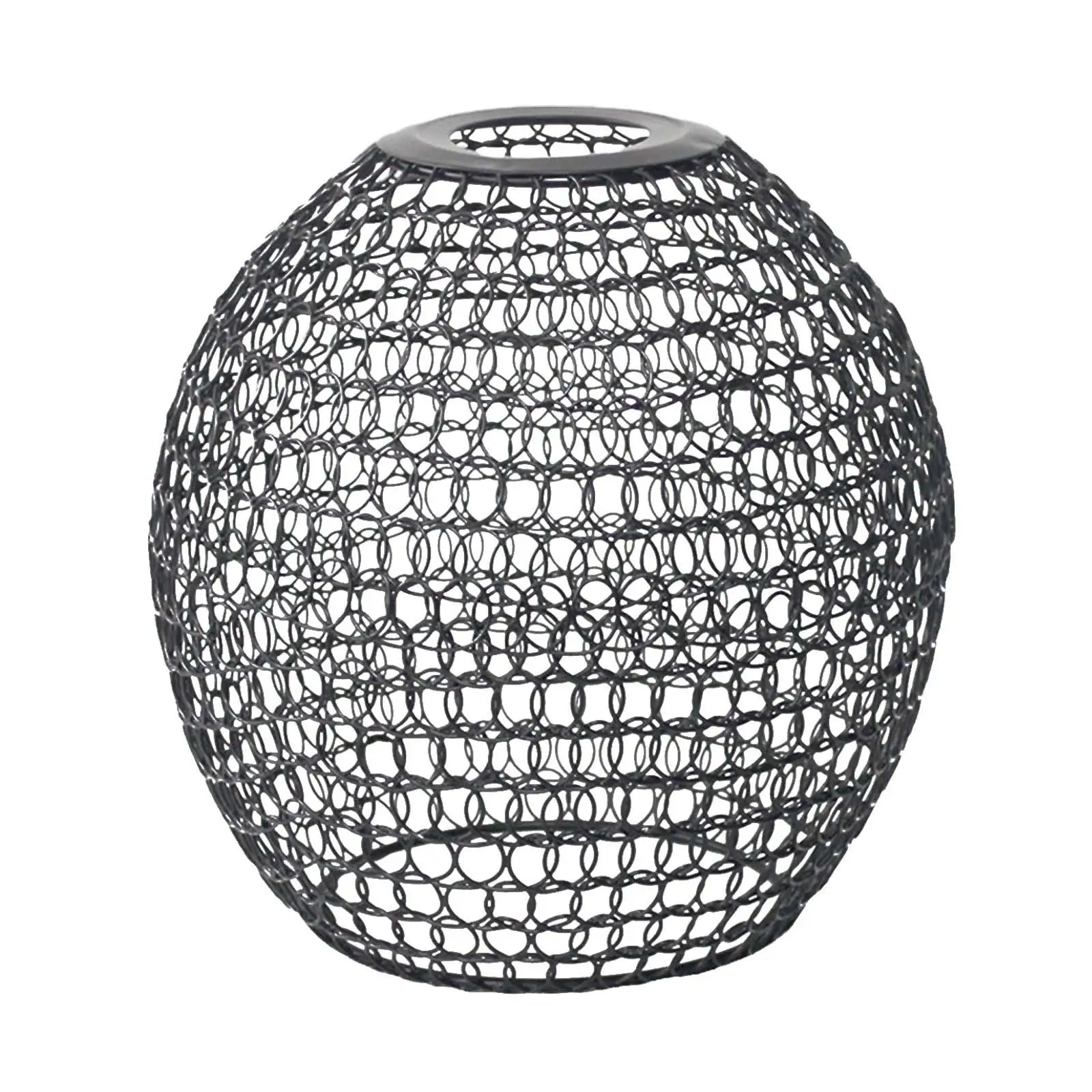 Lamp Shades Iron Wire Lampshade, Lighting Fixtures, Lamp Guard Pendant Light Cover for Cafe Kitchen Bar Coffee Shop