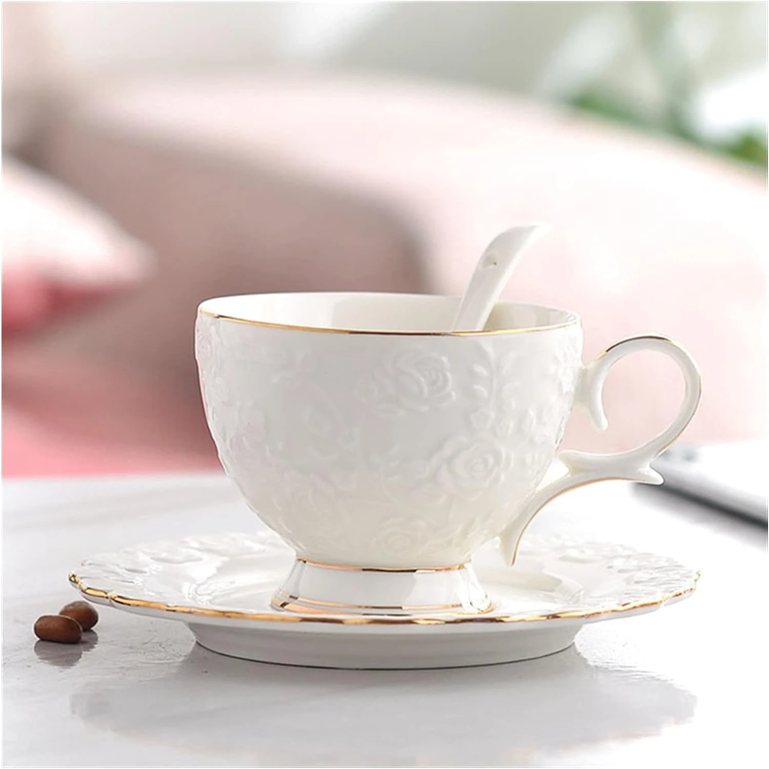 Sophisticated and Exquisite Tea and Coffee Set for Indulgent Entertaining: Elevate Your Morning Routine with Luxurious Brews fro