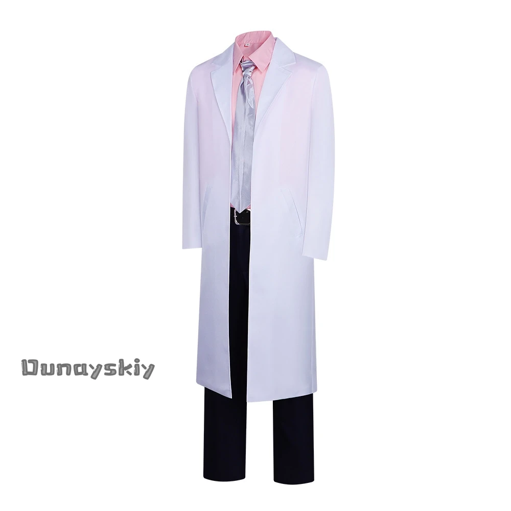 أنيمي 3-Z GINPACHiI SENSEI تأثيري ساكاتا المعلم زي{Dream ZS} معطف أبيض الوردي قميص التعادل نظارات مجموعة هالوين بنين فتاة