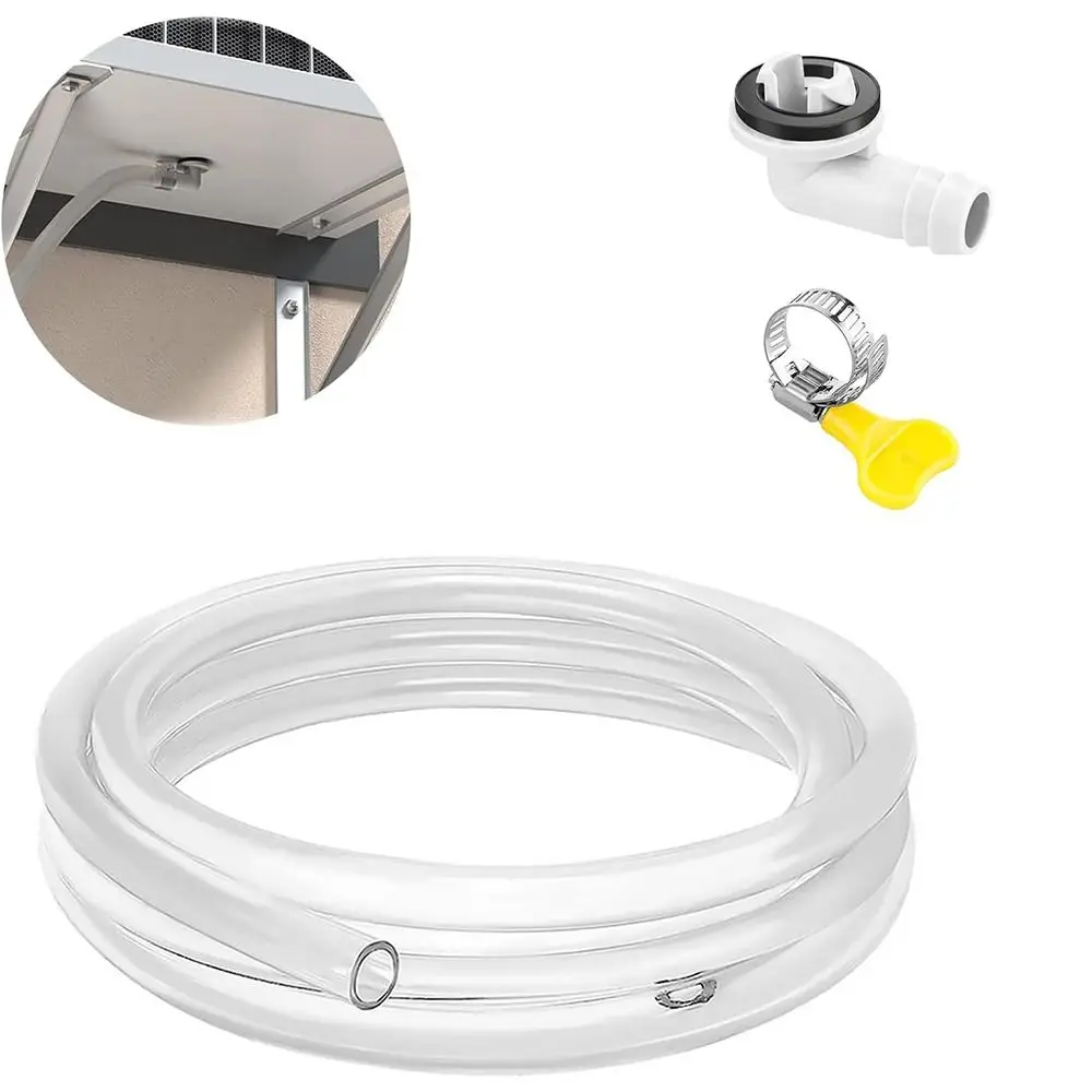 

Сливной шланг кондиционера 3/6/10 футов, герметичная портативная сменная сливная труба переменного тока с разъемом для шланга и удлинительной трубой с зажимом