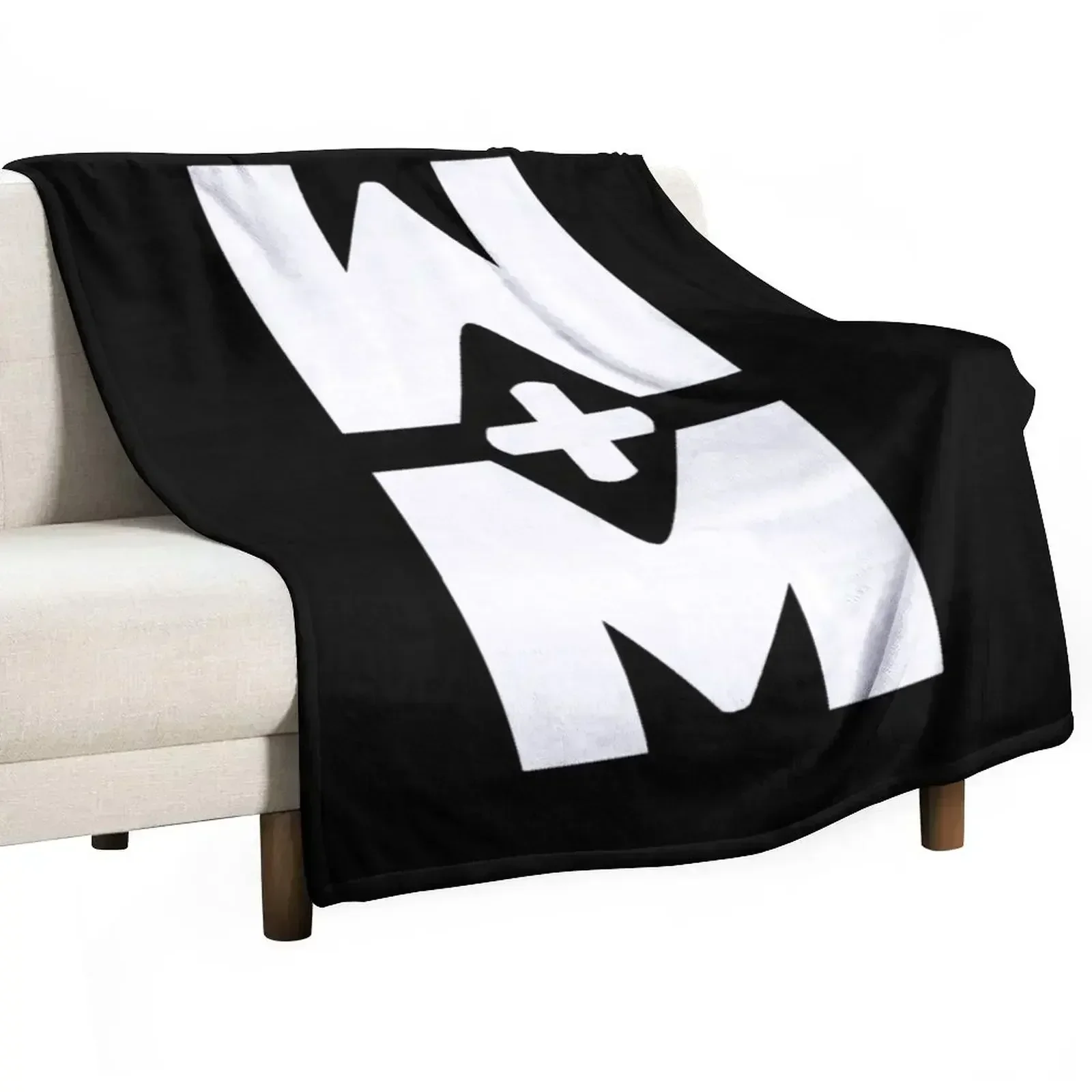 The Neon WALK THE MOON Throw Blanket Modern Design Soft Blanket for Home Decor