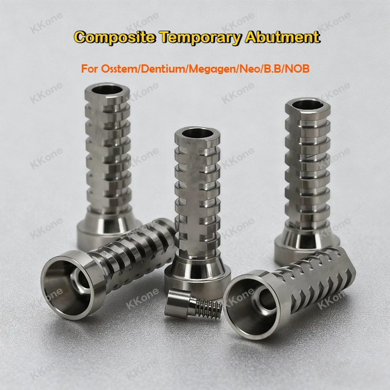 20 Sets Multi unit Temporary Abutment Titanium Alloy Dental Implant Parts For Osstem Dentium Megagen MIS BB ANT Adin NEO NOB GM