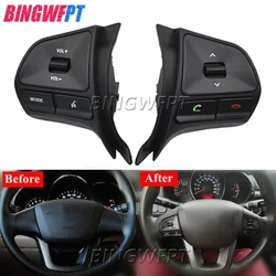 Multifunctional Car Steering Wheel Button For KIA RIO 2011 2012 2013 2014 Buttons Bluetooth Phone Cruise Control Volume Switches