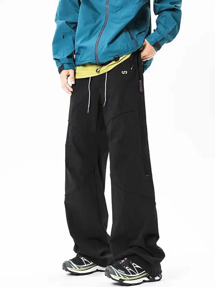 Pantalones de escalada al aire libre American Sle, pantalones deportivos funcionales informales de primavera para hombre, serie de montaña, sensación de diseño de calle alta