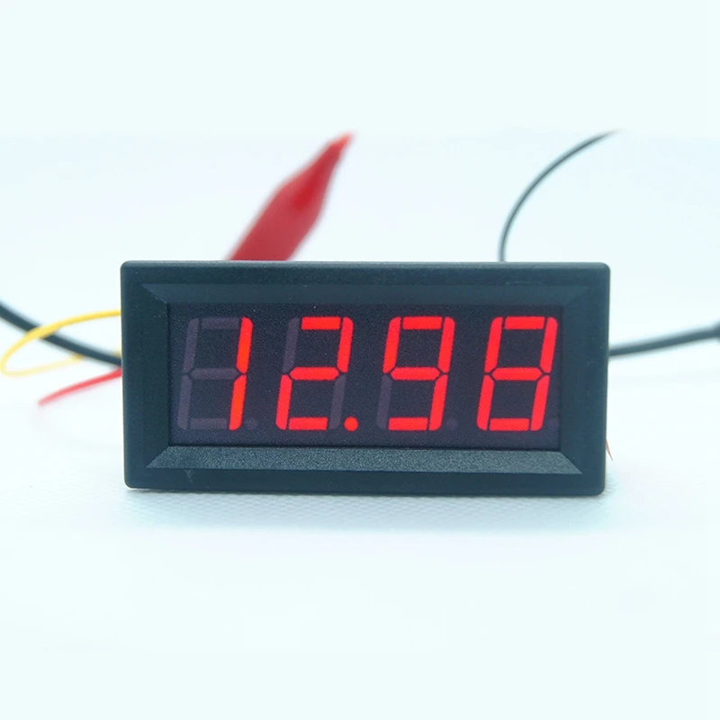 Mini Display a LED digitale da 0.56 pollici 4 bit 0-100V voltmetro pannello Volt Tester misuratore di tensione