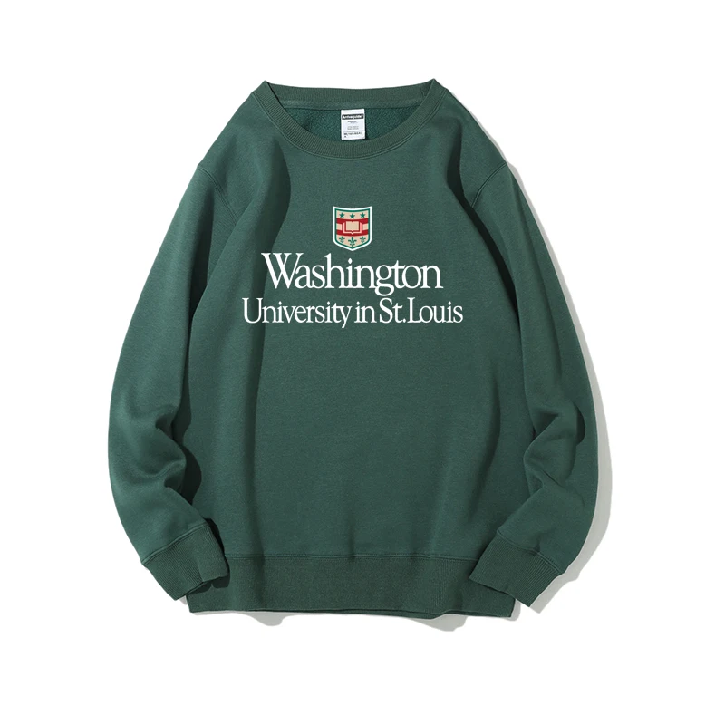 

WaU Saint Louis Waington Universi Long Sve T-irt Jaet Loose Fit Lightweight Hoodie for Autumn Spring And Winter