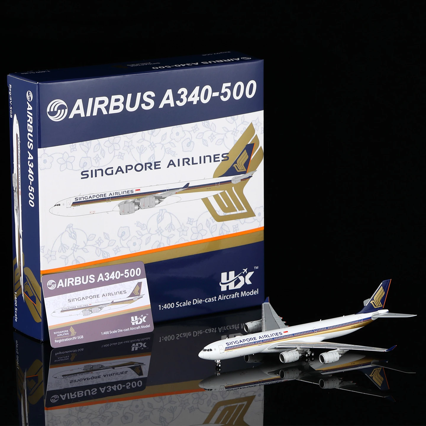 

A530102 Коллекционный самолет из сплава HX Модели 1:400 Singapore Airlines [StarAlliance] Airbus A340-500 Литая под давлением модель самолета 9V-SGB