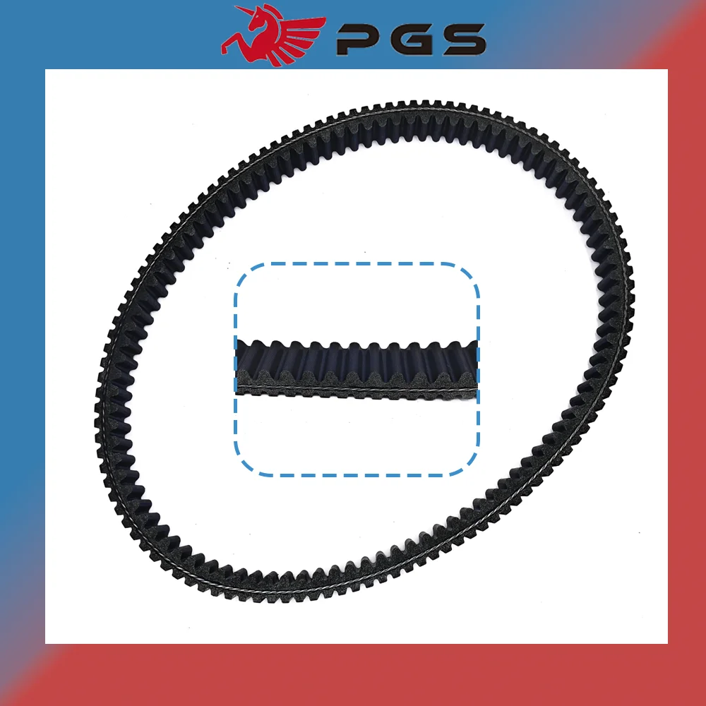 59011-1070 Rubber Toothed Drive Belt 1108X31 For Kawasaki KAF620 Mule 2500 2510 Mule 2520 Turf Transfer Clutch Belt 59011-1070
