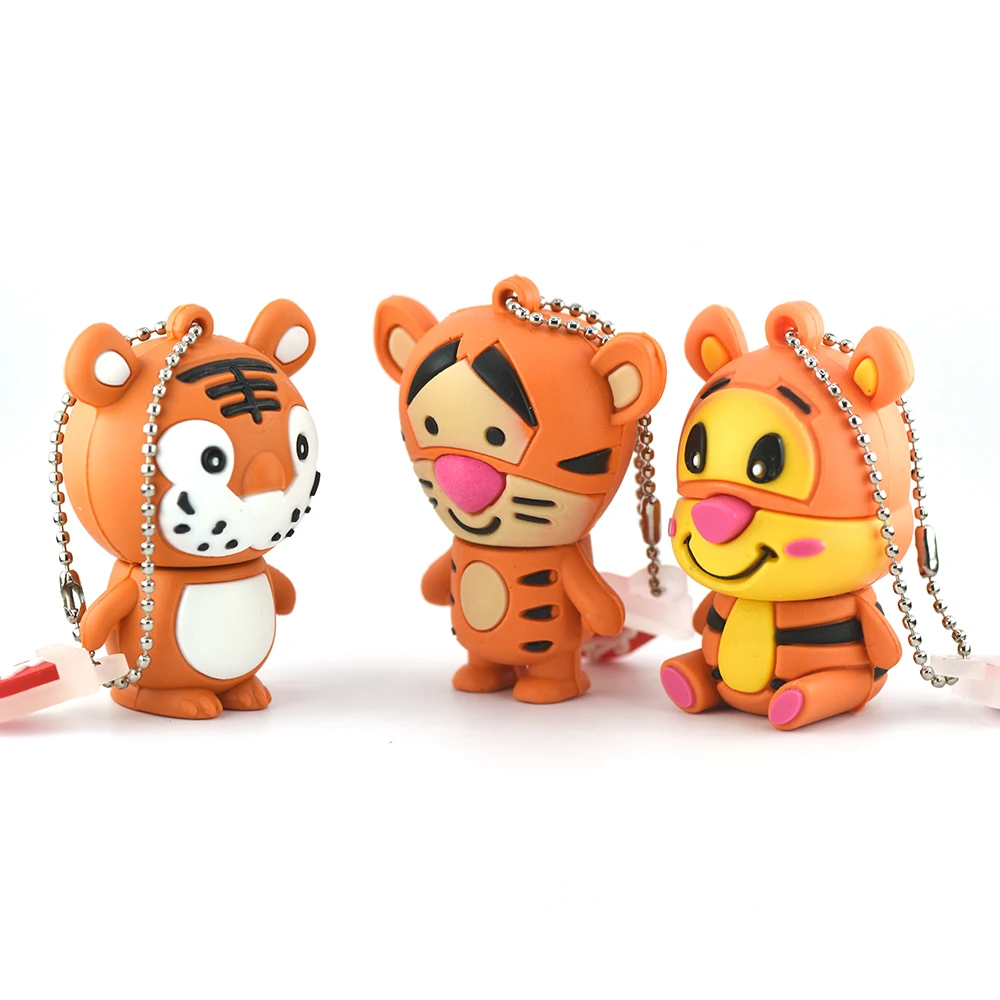 animal cute leopard usb flash drive high speed 128GB  4GB 8GB cartoon tiger 16GB U disk 32GB pendrive 64GB memory stick