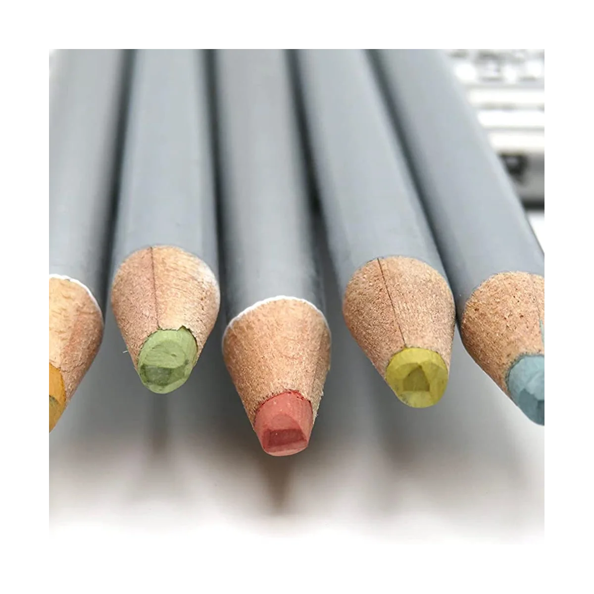 5Pcs Underglaze Pencils for Pottery for Decorating Fused Glass and Under Glaze Ceramics B