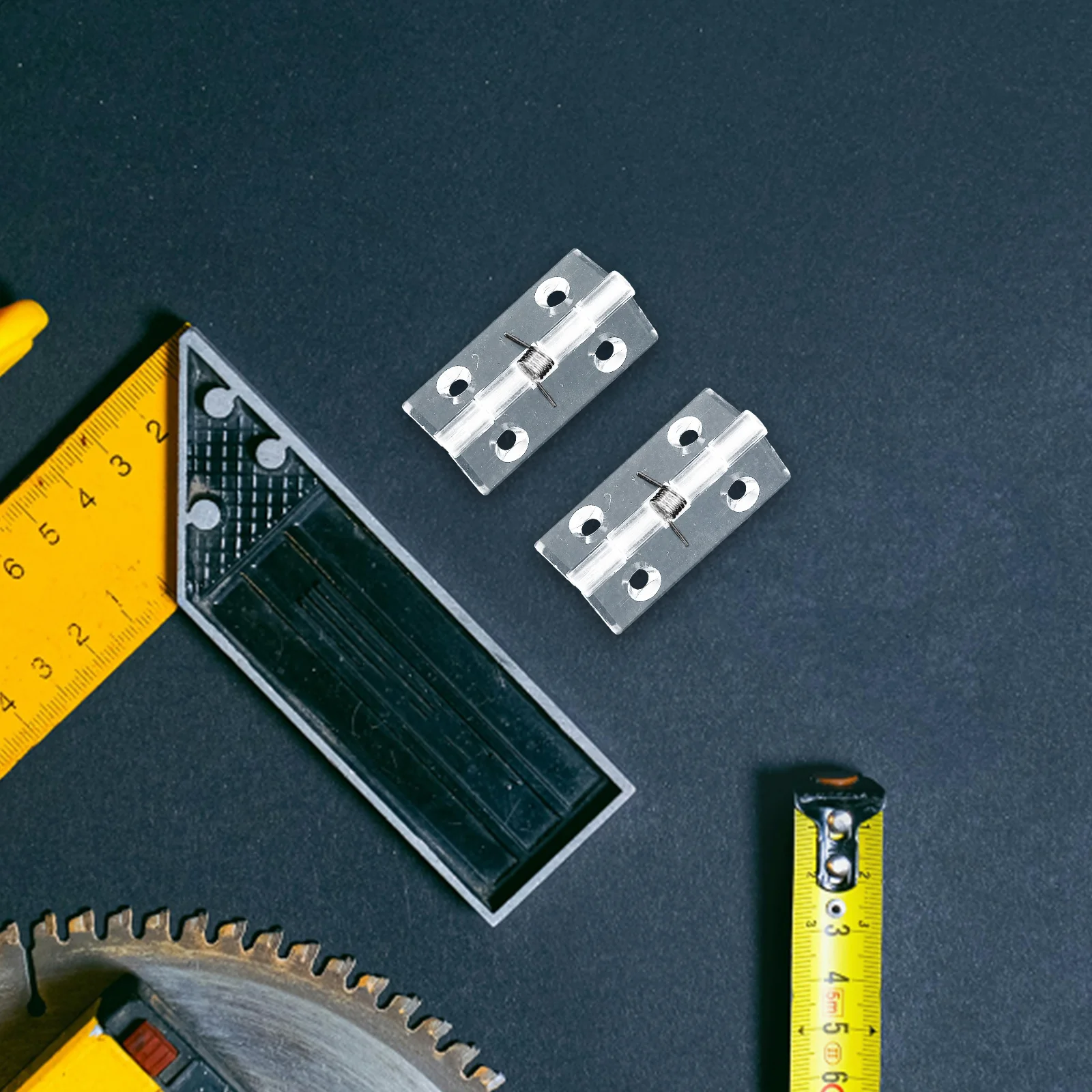 

2 pcs Auto Close Invisible Door Hinges Loaded For Smooth Silent Operation Residential Commercial Use Self Closing