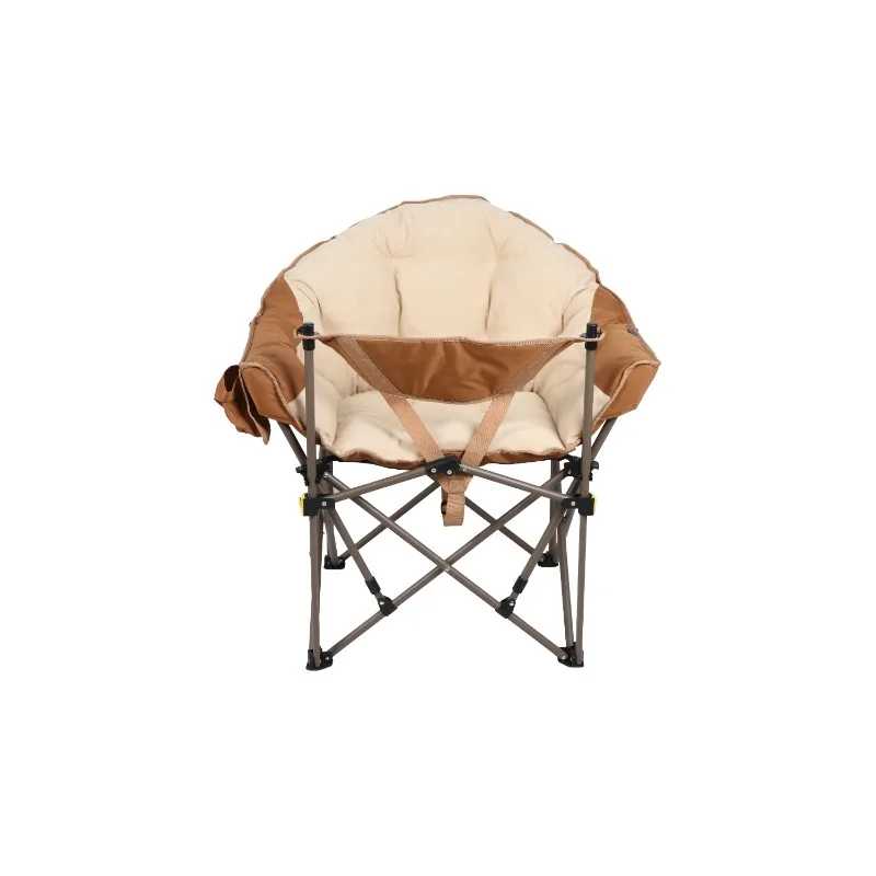 

Club Chair with Footrest, Beige, Adult