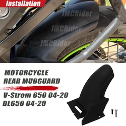 For Suzuki V-Strom 650 DL650 2004 - 2020 Rear Fender Splash Mud Dust Guard Mudguard Cover Mudflap DL 650 V-Strom650 VStrom 650