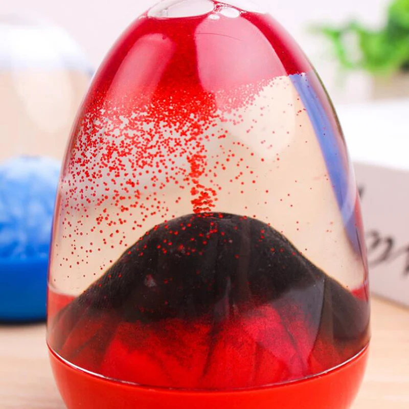 Movement Liquid Hourglass Creative Volcano Oil Sandglass Home Decor Craft Glass Ornaments Sand Timer Christmas Valentine Gifts