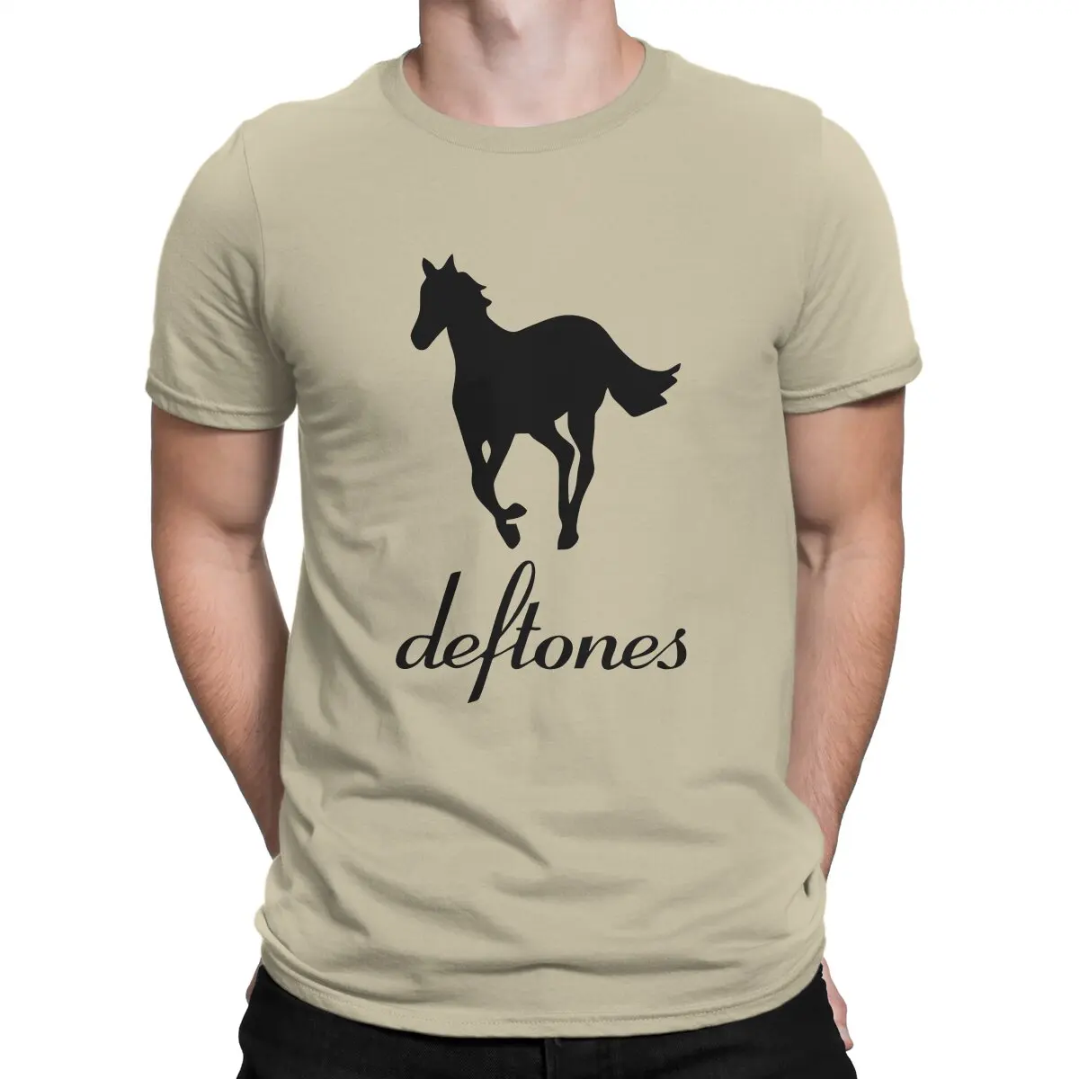 Gorgeous Men T Shirt Deftones Novelty Tee Shirt Short Sleeve Crewneck T-Shirts 100% Cotton Printing Tops