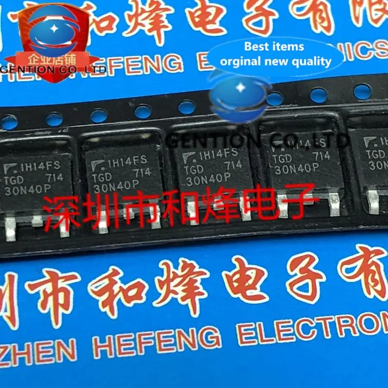 10PCS TGD30N40P  TO-252 40V 30A    in stock 100% new and original