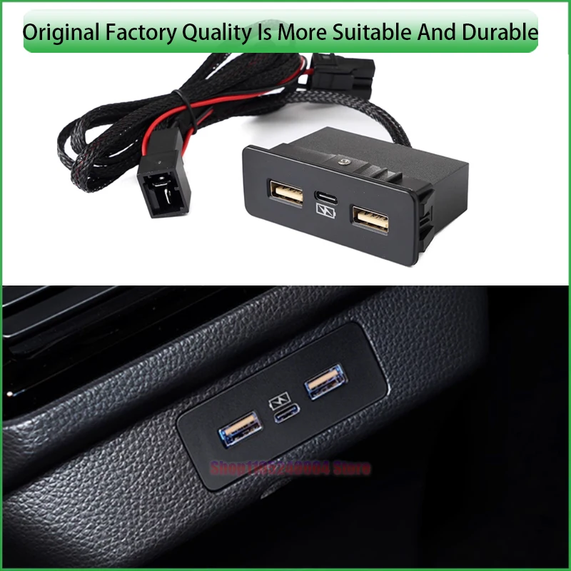 For Honda Models 1PC 12V Car Original Fast Charger Dual USB Single PD Three Port For New CRV Civic Accord