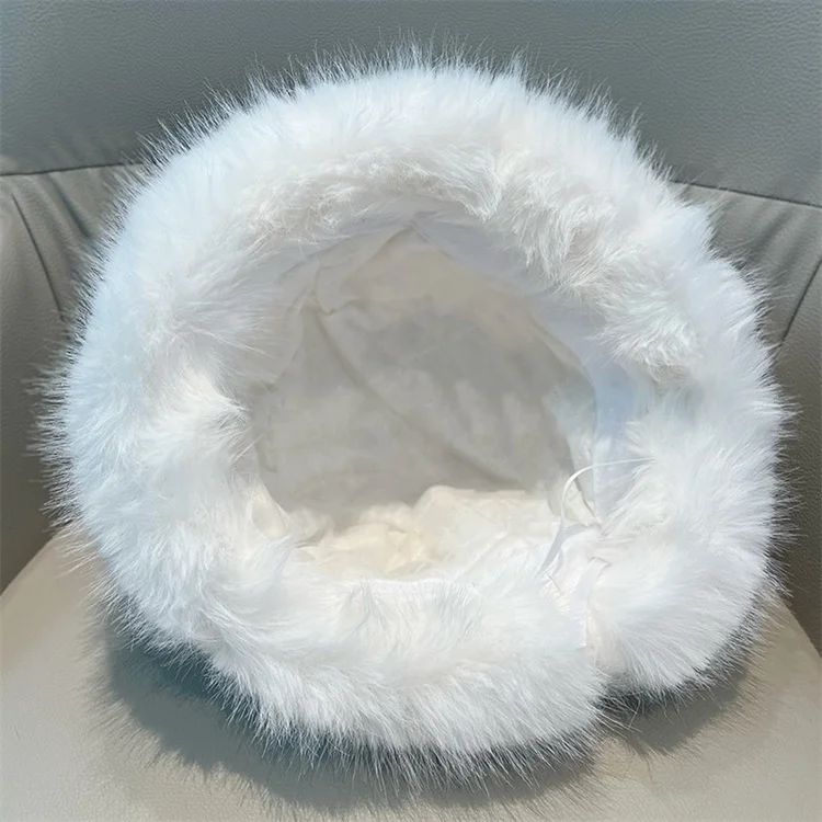 Pluche hoed dames winterhoed Koreaanse versie verdikte isolerende helm koude hoed