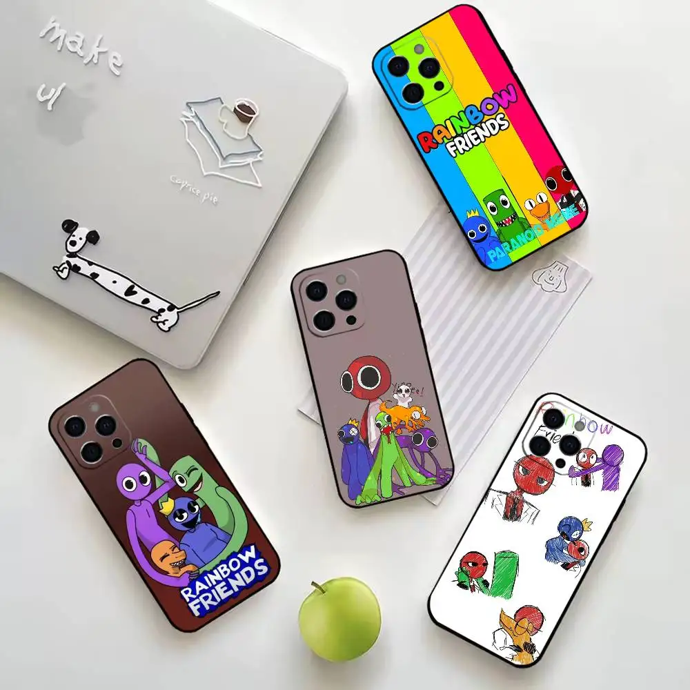 

Game R-RainbowS F-Friends Phone Case Silicone Soft For IPhone 17,16,15,14,13,12,11,XS,Plus Pro Max