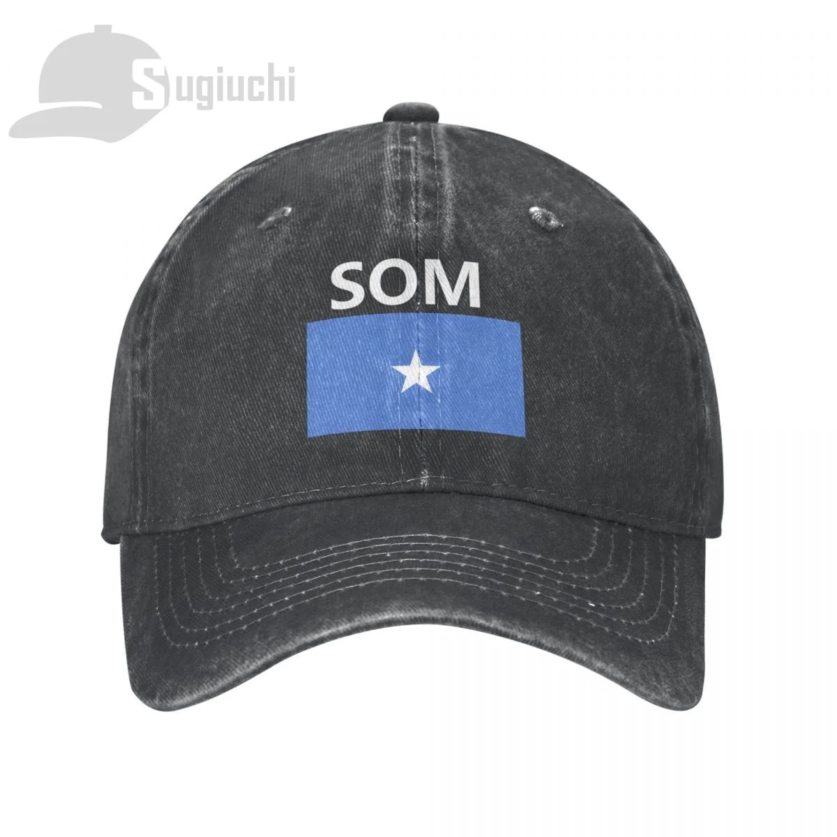 Somalia Flag With Letter Washed Cotton Cap Gorras Snapback Caps Baseball Dad Outdoors Travel Sun Hats Casquette