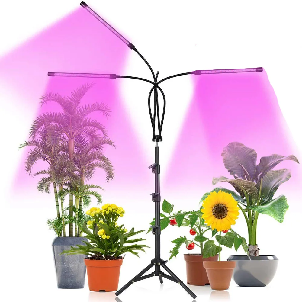Tripod Plant Growth Lamp LED Grow Light USB 5V Red Blue 3/4/5Heads Indoor Hydroponics Flower Seedling Plant Lighting Dimming