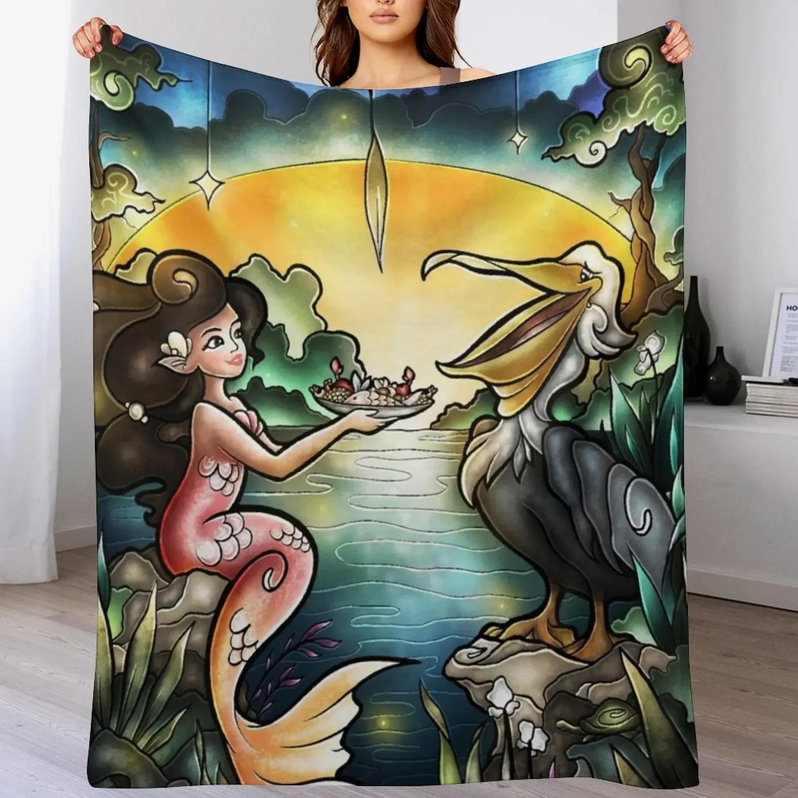 

Loved Bayou Throw Blanket Winter beds Kid'S manga Sleeping Bag Blankets